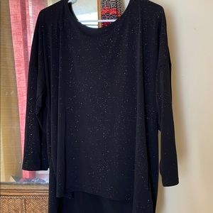 Sparkly aesthetic oversized long sleeve
